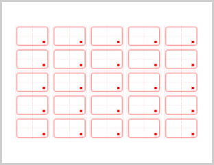 5x5 RFID PVC Prelam inlay